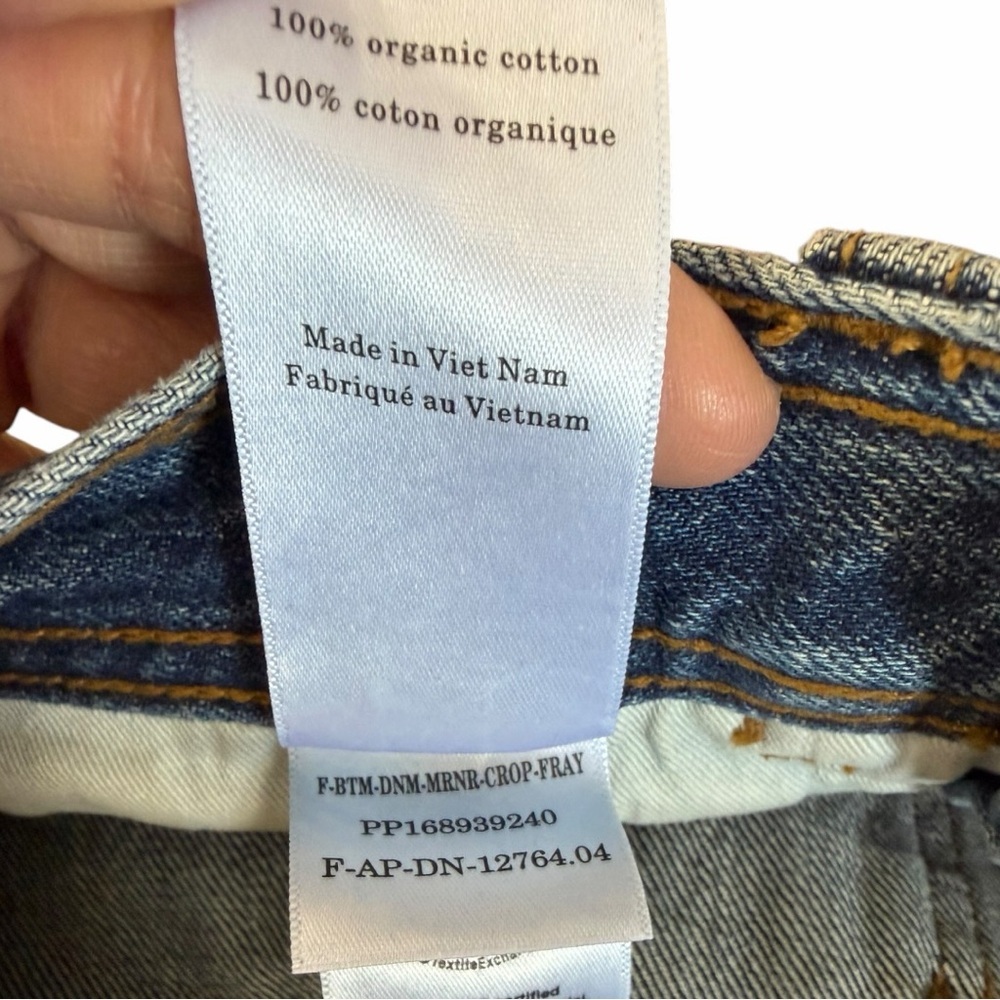 Everlane NWT The Mariner Cropped Jean in Mid Indigo Size 28R - Picture 5 of 14